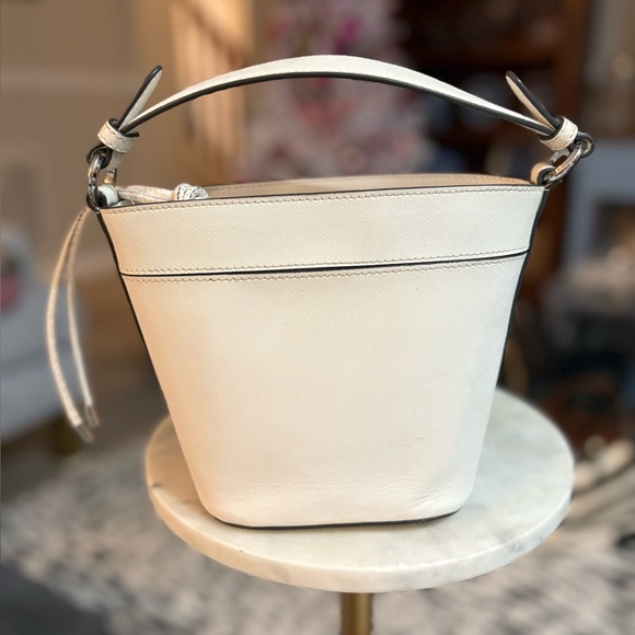 Kate Spade Cameron White Bucket 2-way Bag - Picture 2 of 8